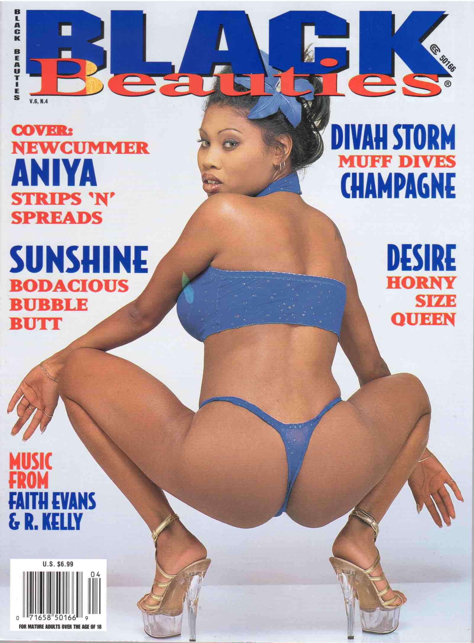 Black Adult Xxx Magazine - Black Beauties Magazine Vol. 6 No. 4 1999 Aniya | WEST COAST NEWSSTAND